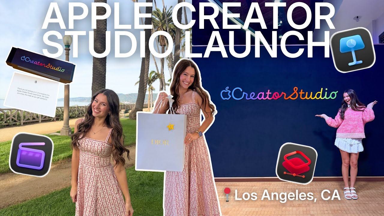 I flew to LA for the NEW Apple Creator Studio launch... *SOLO WORK TRIP VLOG*