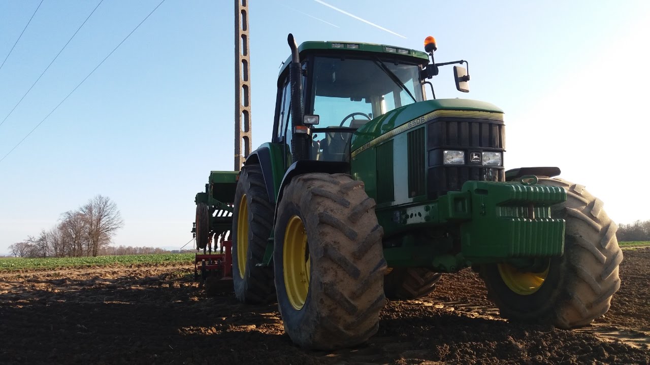 ☆Wiosna 2017 Na Górnym Śląsku☆ Czyli Siew Jęczmienia ㋡ John Deere 6506
