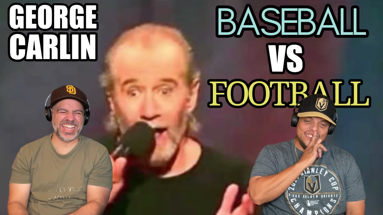 George Carlin - Baseball vs Football REACTION