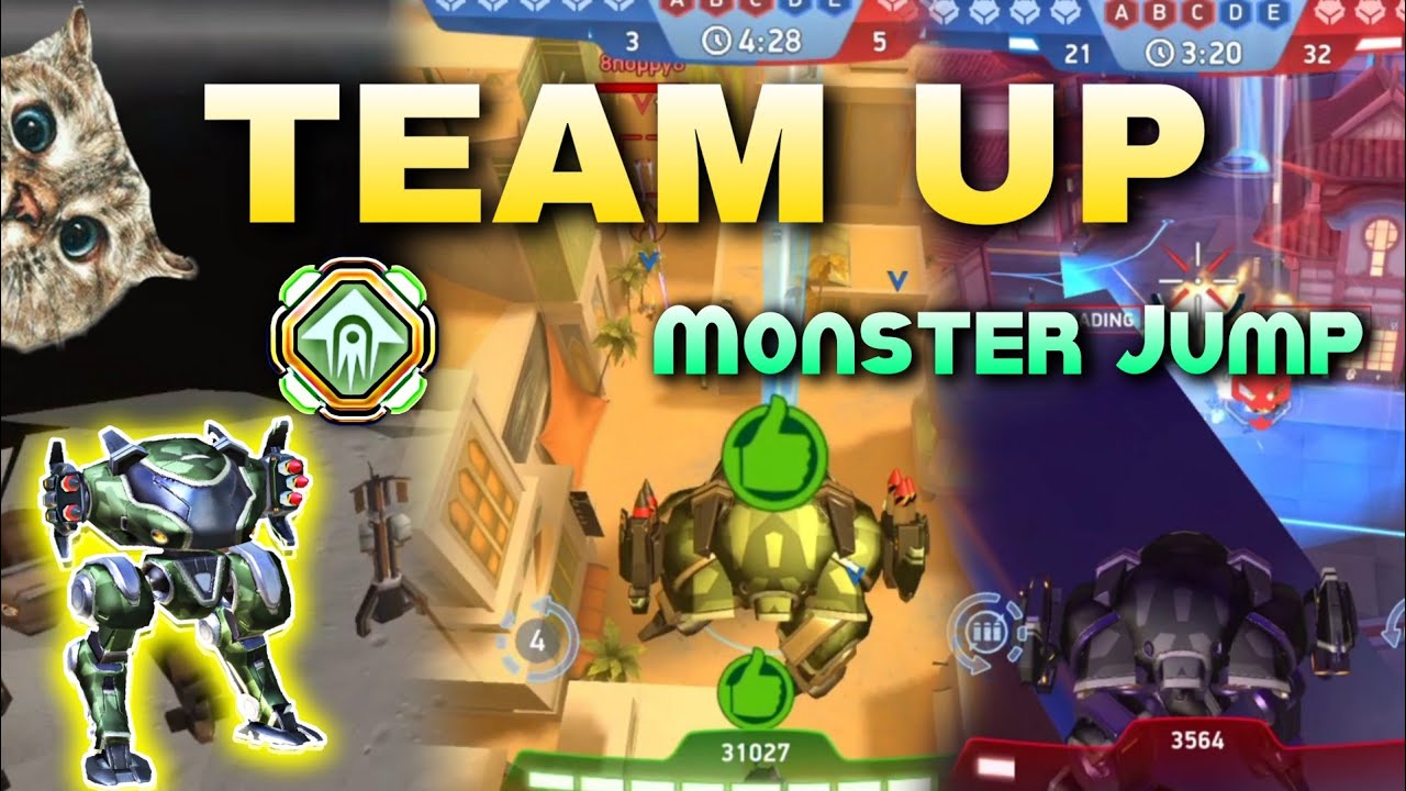 Mech Arena 🤩 Monster Jump | Lancer Jumps | Team Match (TDM)