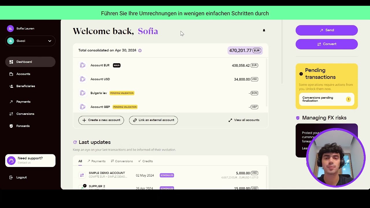 Wie man eine Konvertierung durchf&uuml;hrt