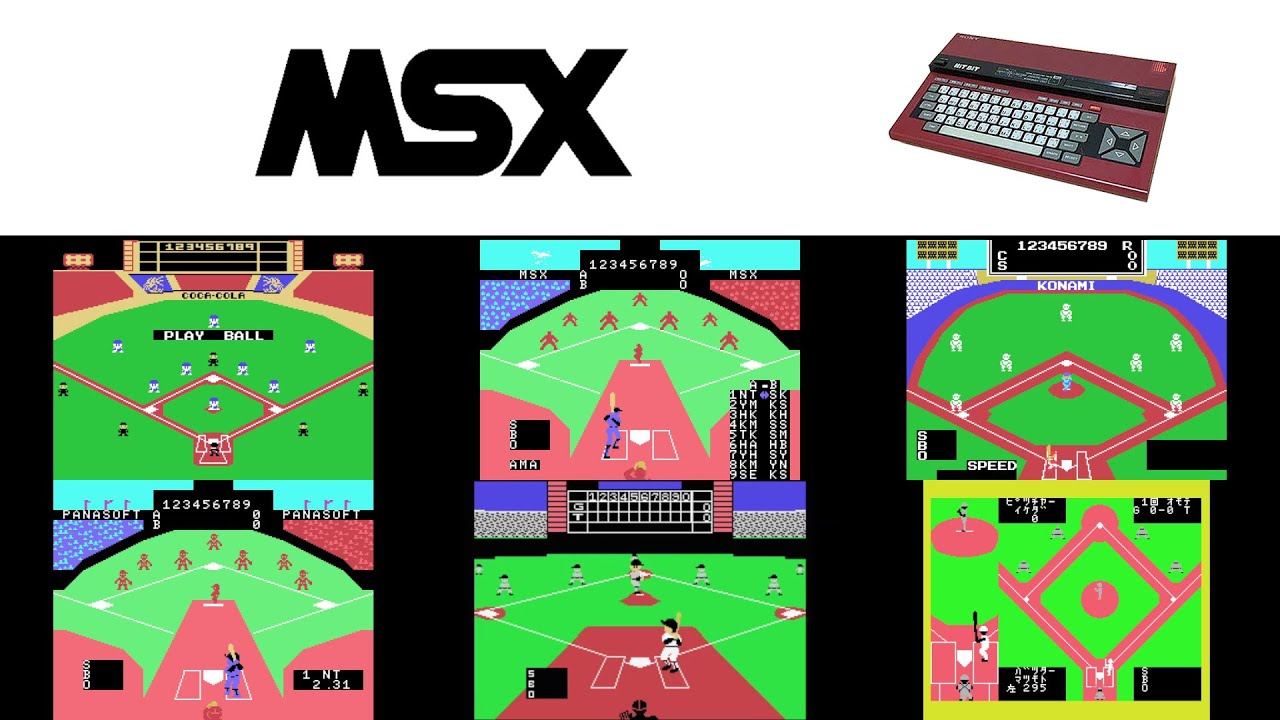 【MSX】で発売された野球ゲーム