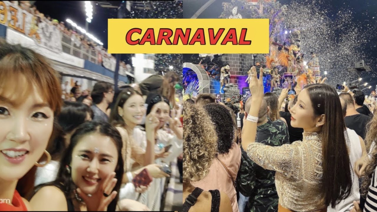 🇧🇷Coreanas indo para o desfile Carnaval pela primeira vez! [São Paulo]