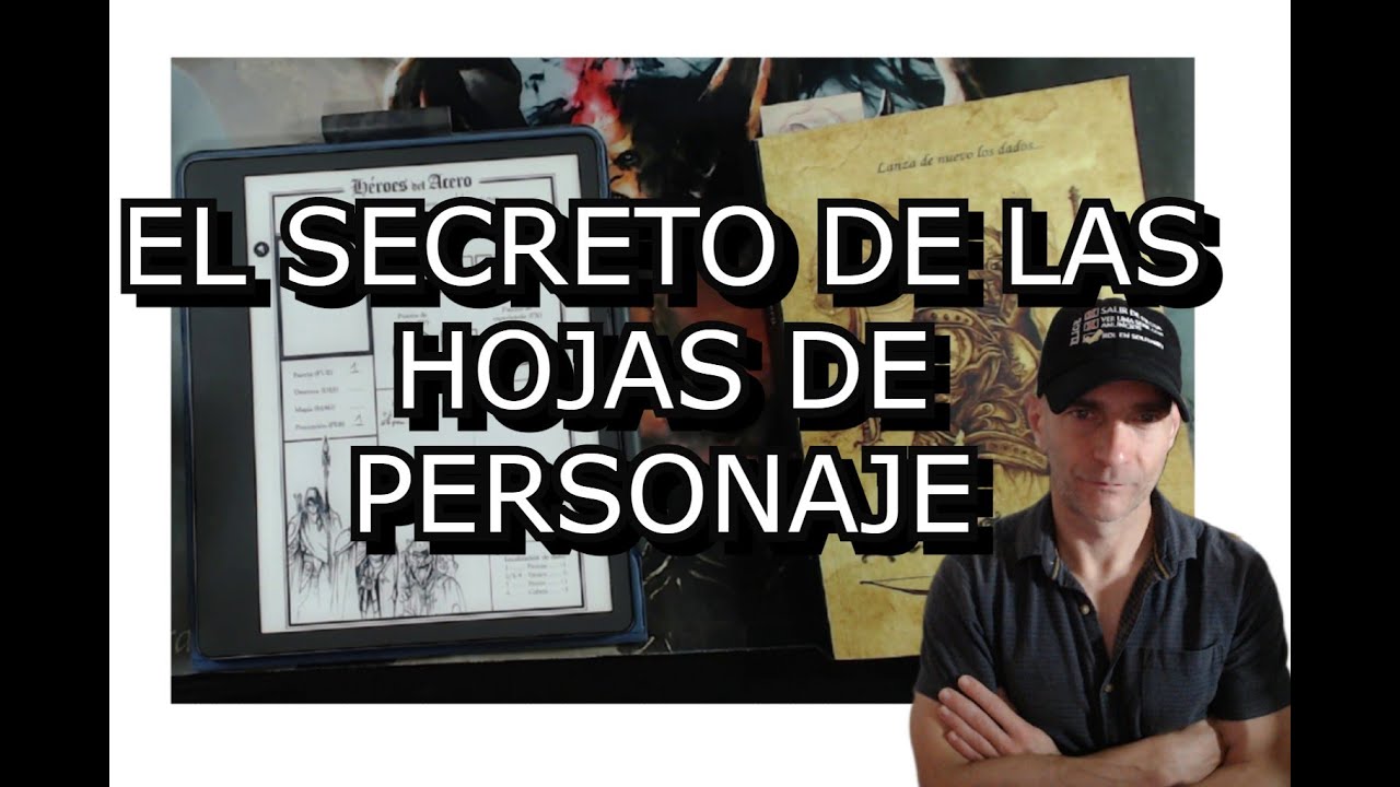 Las hojas de personaje en los Libro-Juegos