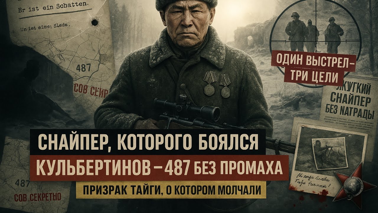 Снайпер, от которого скрывались офицеры СС и боялся сам ГИТЛЕР: Правда о подвиге Ивана Кульбертинова
