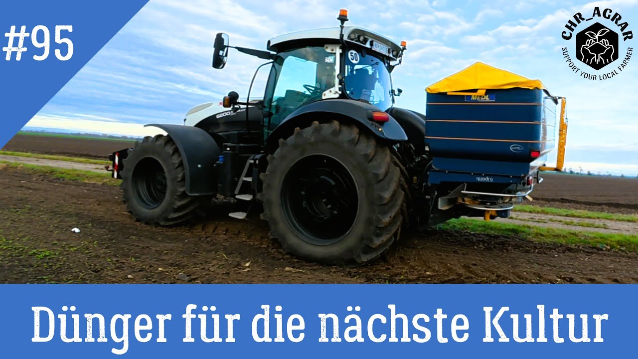 Farmvlog 95 - Herbizid in der Wintererbse, Rohrleitung durchpusten, PK Dünger streuen