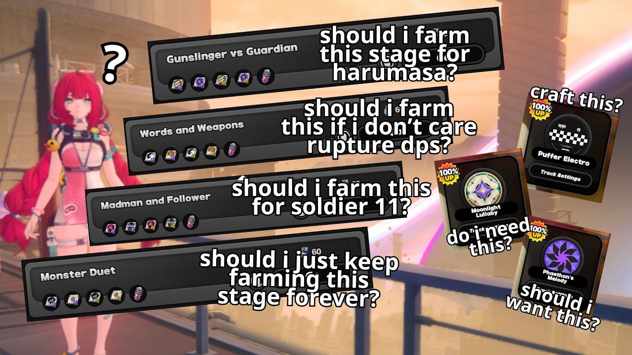 sharing my process of building my teams based on drive disks & crafting in zenless zone zero
