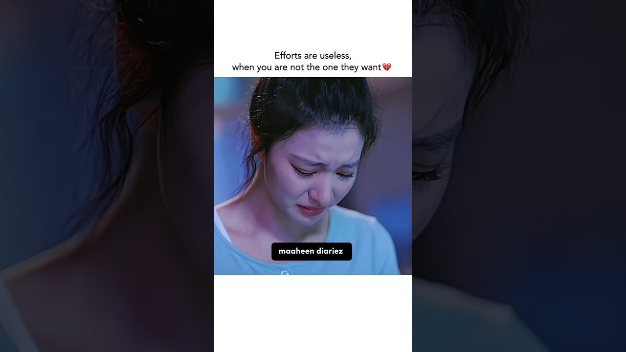 Husband didn't Love her 💔😢 The way she cried 🥺 #kdrama #cdrama #love #shorts #sad #breakup #reels