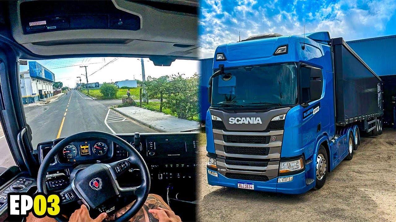 PRIMEIRO ROLE NO CONJUNTO NOVO 😍 SCANIA ENGATADO EP3