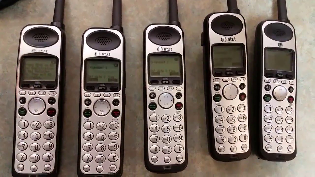 AT&T SB67138 pairing cordless sets