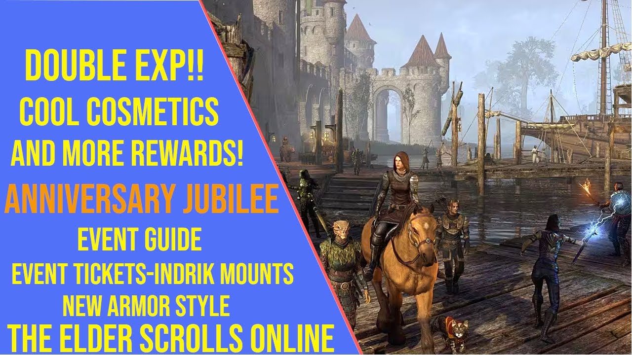 Earn Double EXP during the Anniversary Jubilee Event in ESO 2025