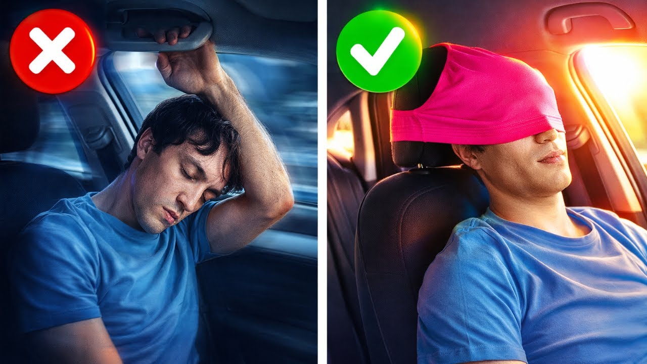 🚗 GENIUS Road Trip Hacks 💡 Fun Car DIY Ideas! 😎