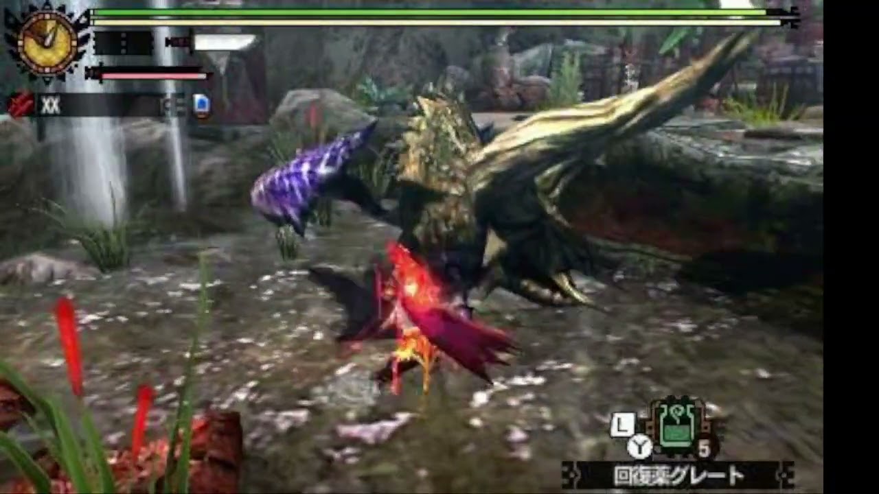 【MH4G】改造クエスト 蟹は甲羅に似せて穴を掘る プレイ動画