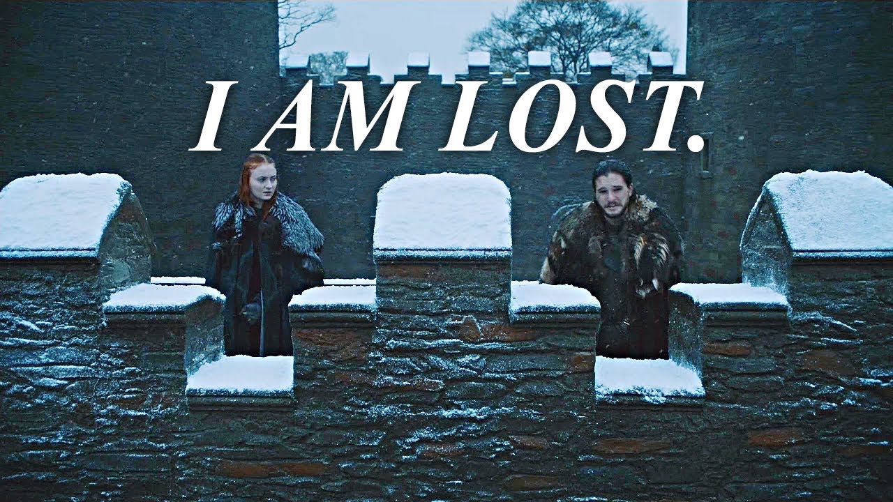 sansa & jon / i am lost.