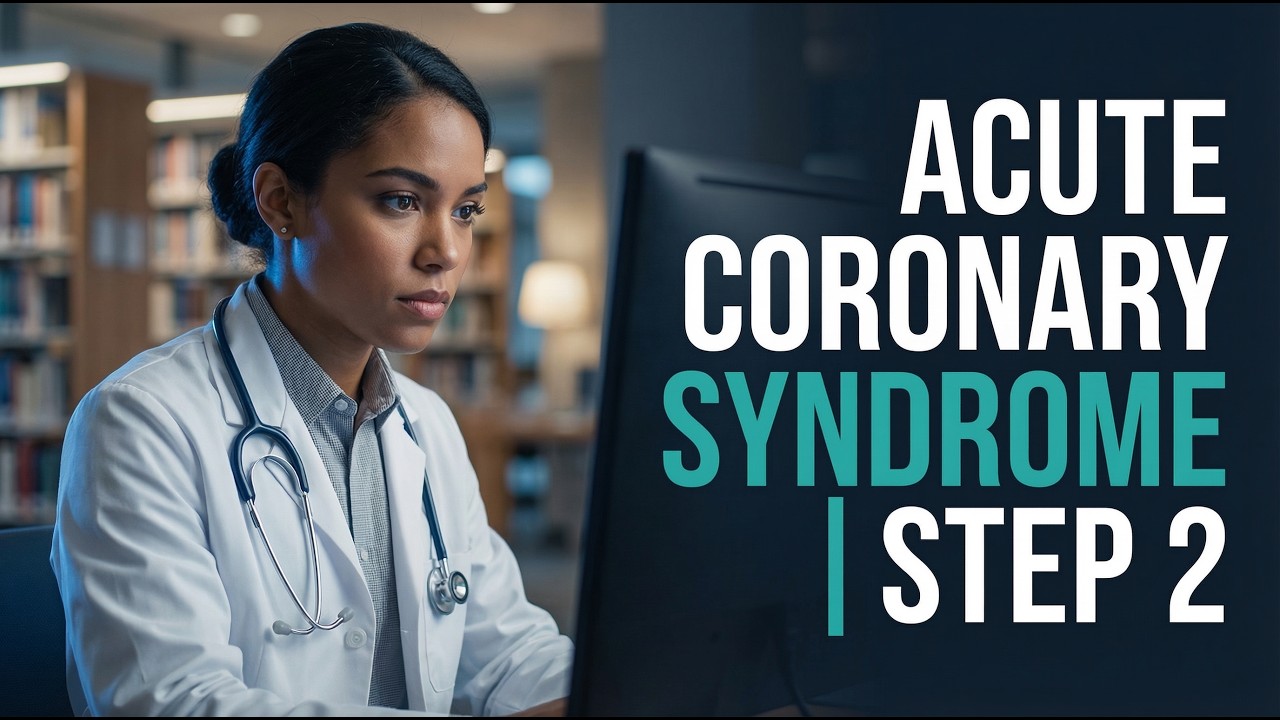 Acute Coronary Syndrome — STEMI, NSTEMI & Unstable Angina | USMLE Step 2 CK