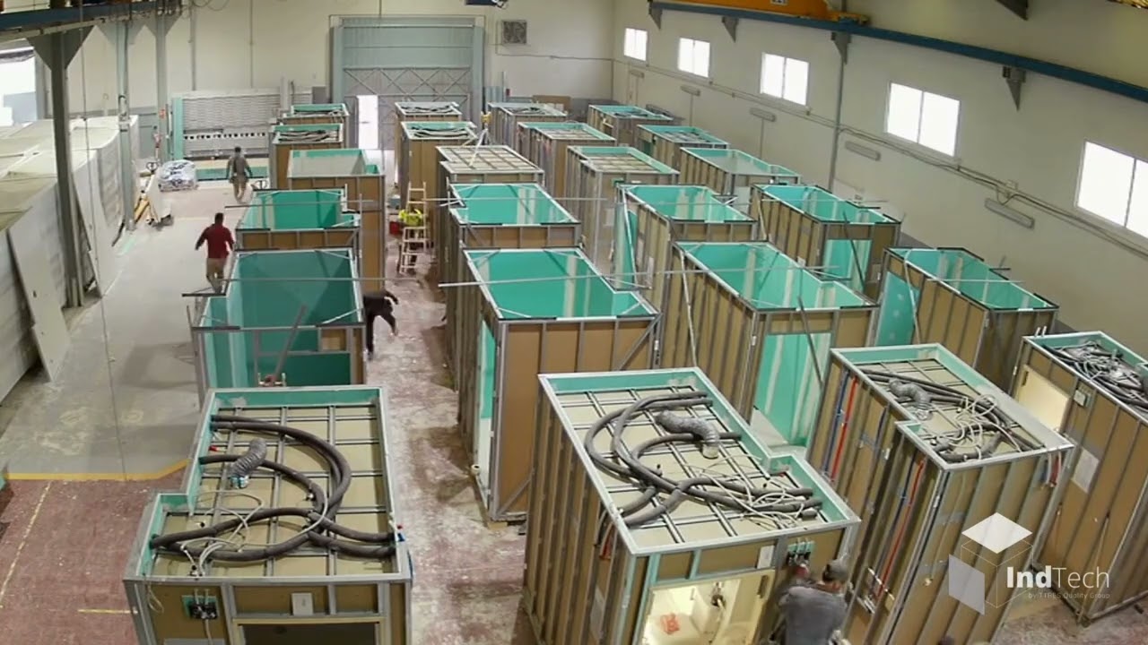 IndTech - Linea de producción de baños industrializados