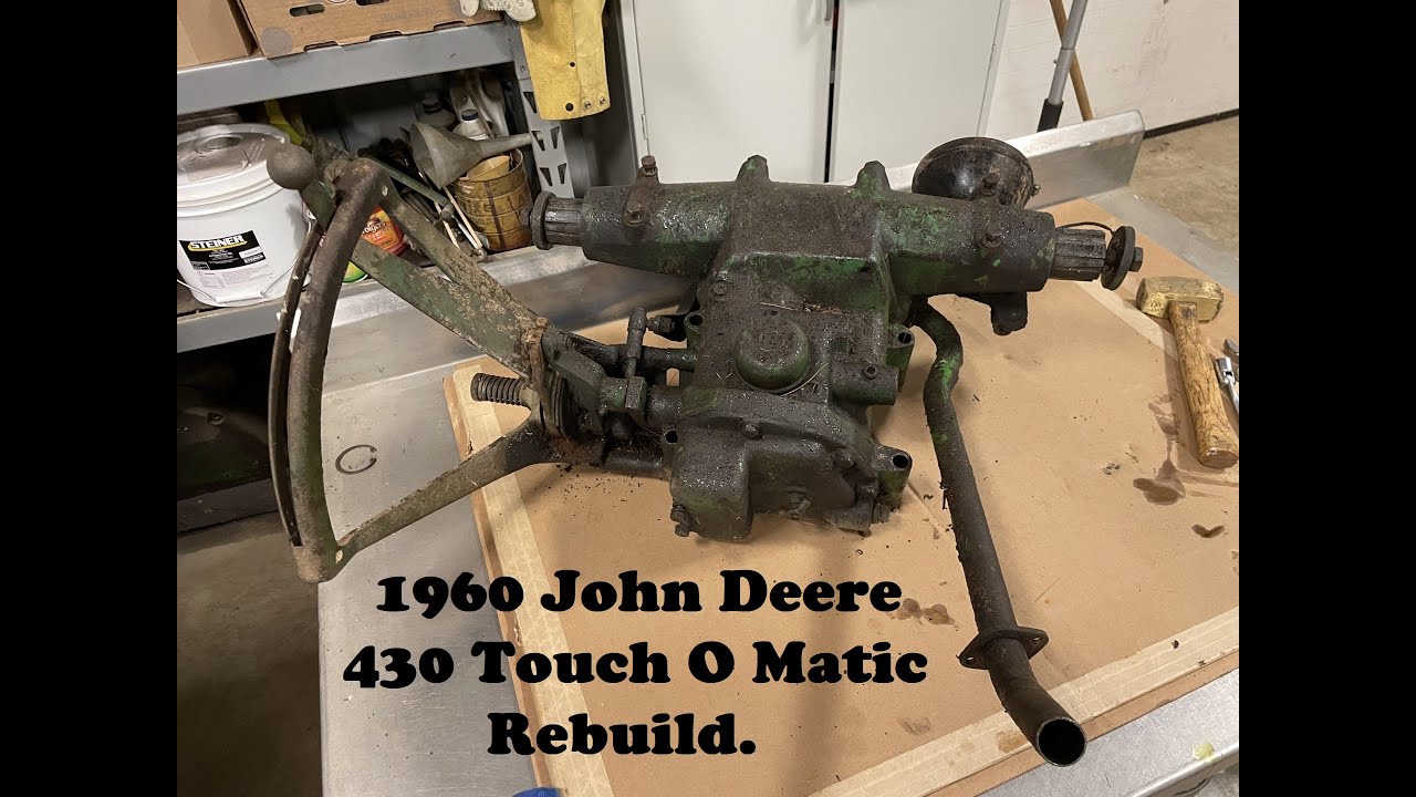 1960 John Deere 430 Standard Two Cylinder Tractor Resto E3: Touch-O-Matic Hydraulic Unit Reassembly
