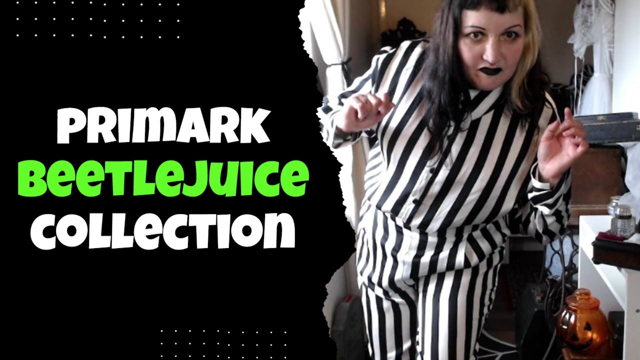 Primark Beetlejuice Collection Try-On: Spooky & Stylish Gothic Clothing Haul
