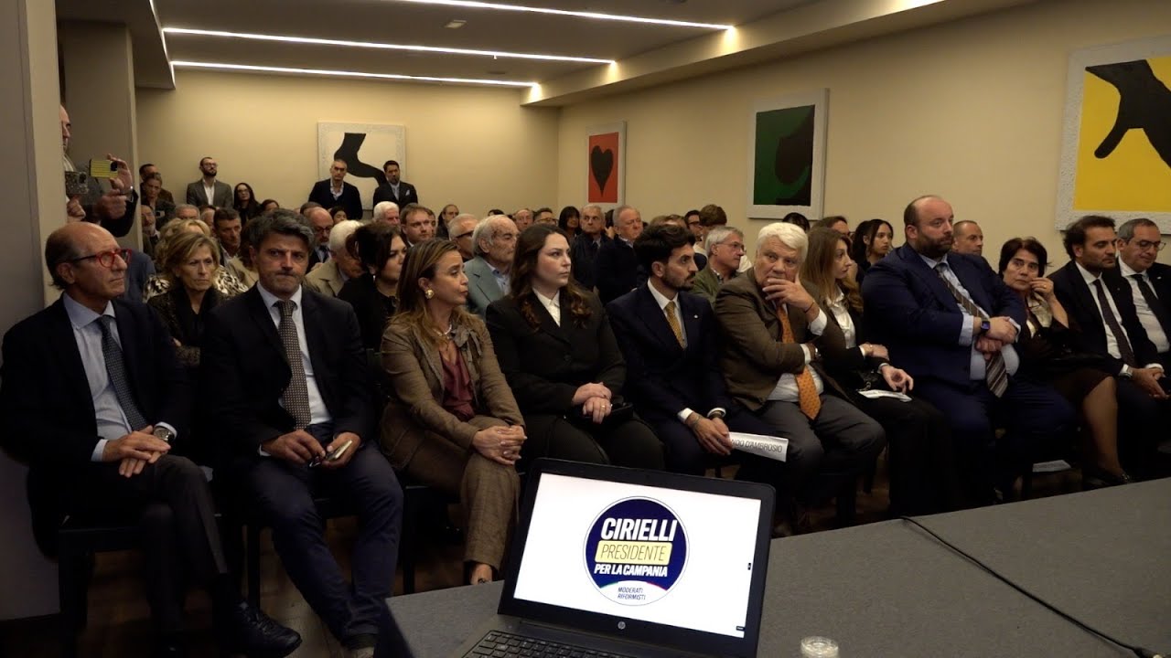 Regionali 2025, presentata all'Hotel Europa di Caserta la lista Cirielli Presidente con 8 candidati