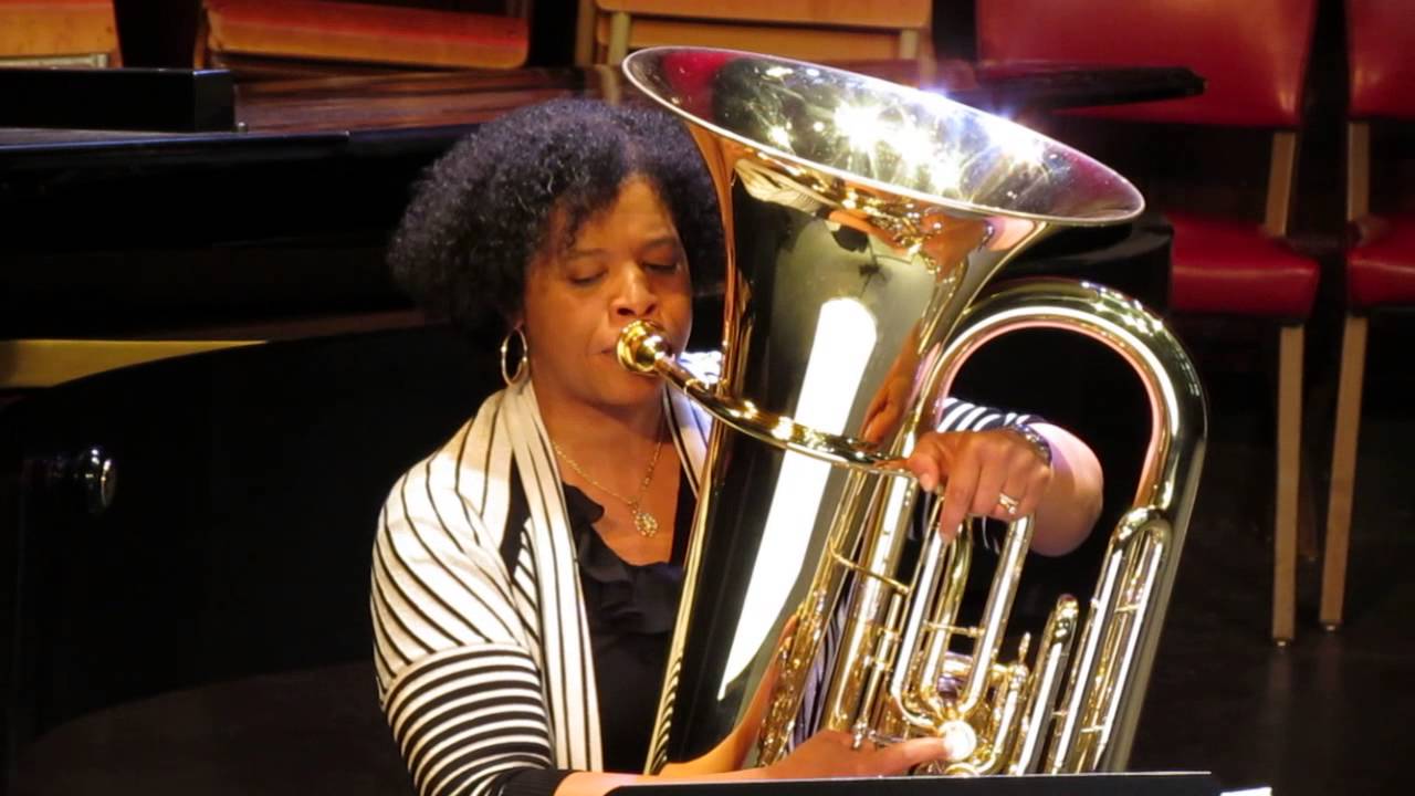 At Tubafest 2013 -- Jean Sutherland and Velvet Brown