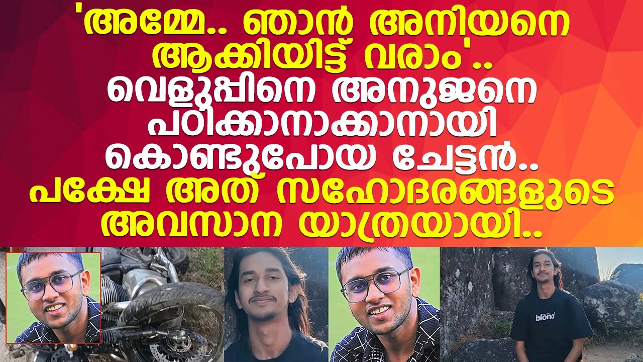 ജനിച്ചപ്പോൾ മുതൽ പൊന്നുപോലെ നോക്കിയ അനിയനോടൊപ്പം സ്നേഹിച്ച ചേട്ടനും യാത്രയായി..! l Kilimanoor