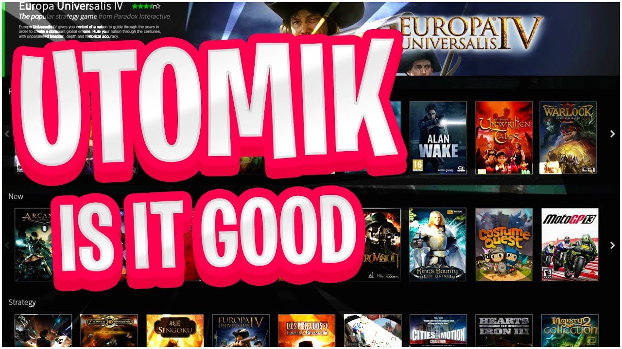 Utomik Netflix Of Gaming Is It Any Good? - I Think So!