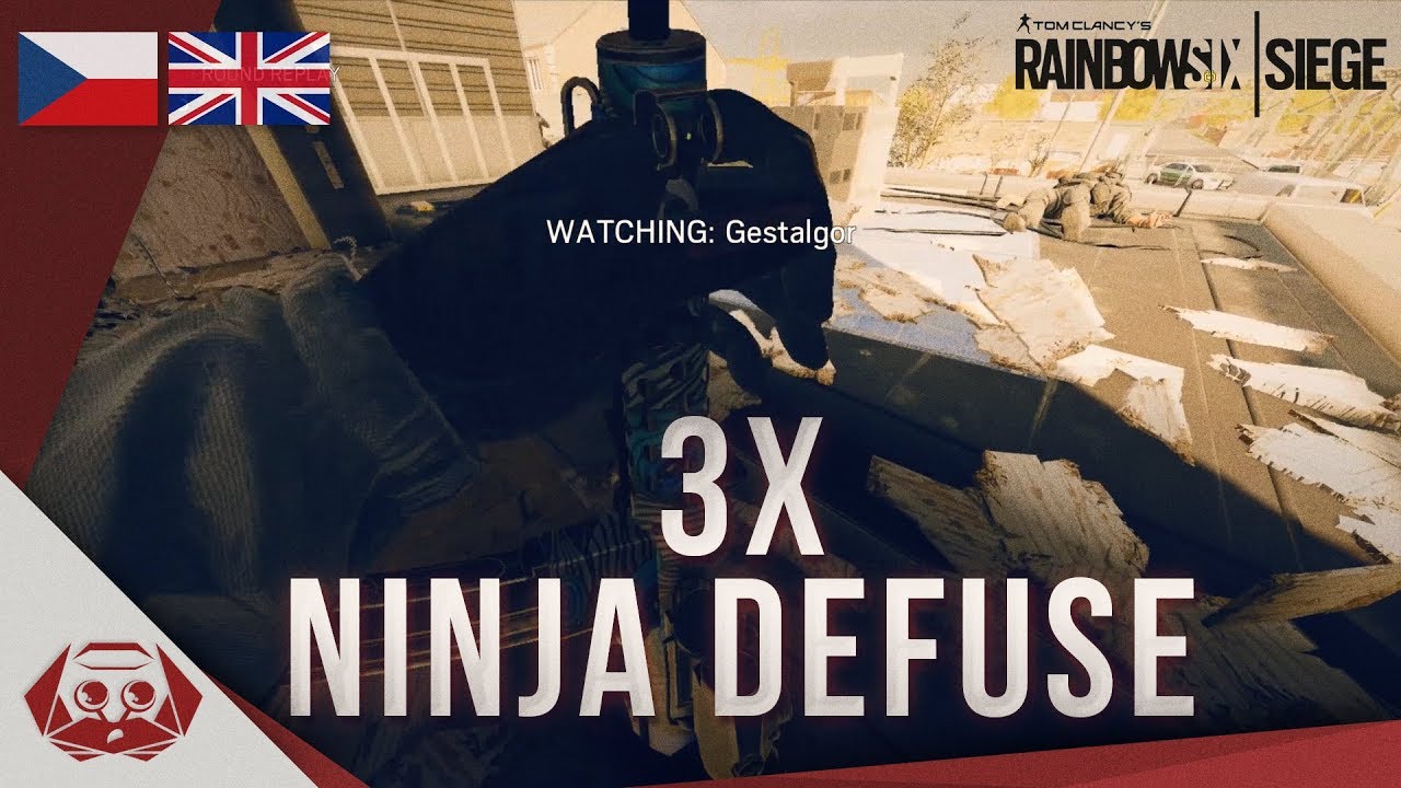 3x Ninja Defuse: Rainbow Six: Siege CZ/EN