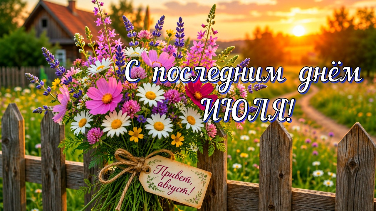 Goodbye July... And tomorrow is AUGUST... This song is for you, for a wonderful mood!