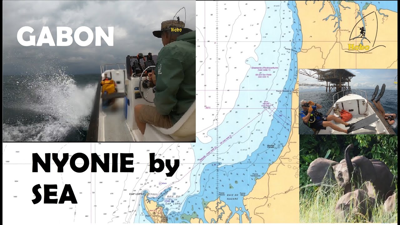 GABON 🇬🇦 - De Port Gentil a Nyonié by sea !