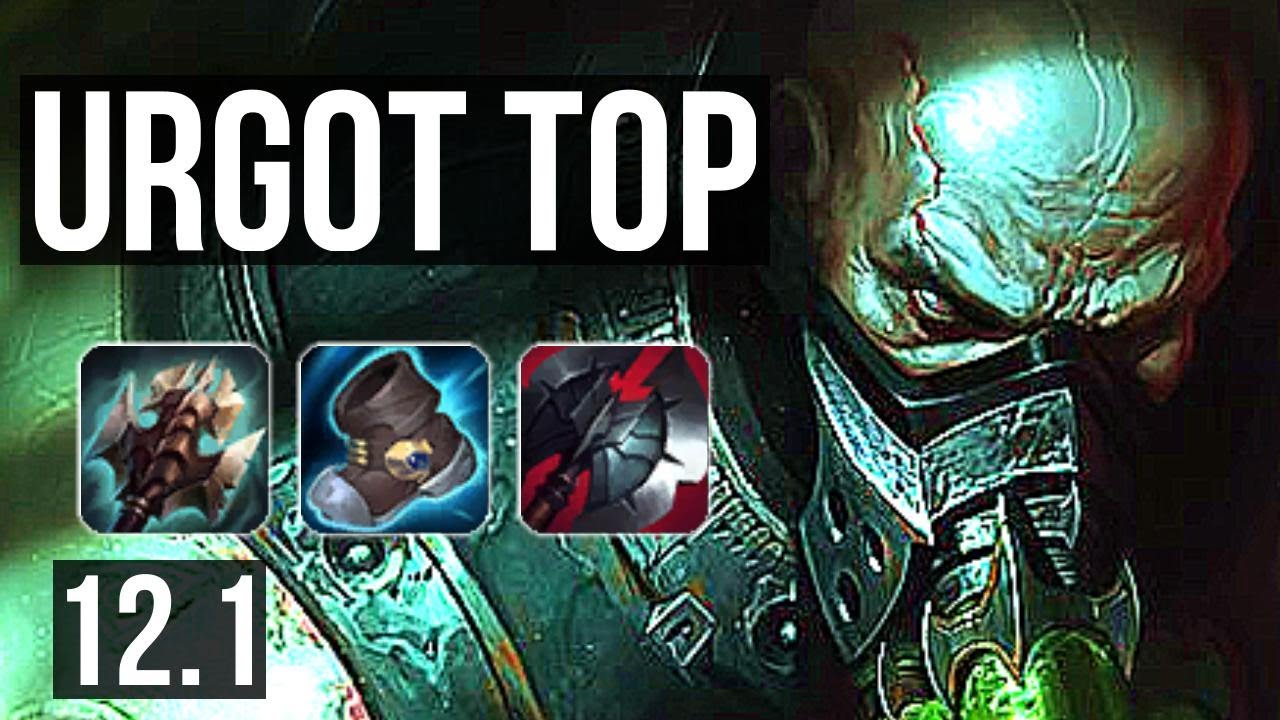 URGOT vs ORNN (TOP) | 2.2M mastery, 800+ games, Legendary, Rank 12 Urgot | EUW Grandmaster | 12.1