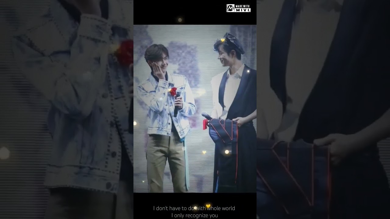 Saari duniya se mujhe kya lena hai Bas tujhko hi pehchaanu ❤️💚💛 #Bjyx #Yizhan #Bjyxszd #Bozhan #博君一肖