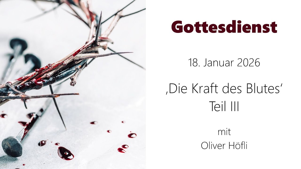 'Die Kraft des Blutes - Teil III' - mit Oliver Höfli
