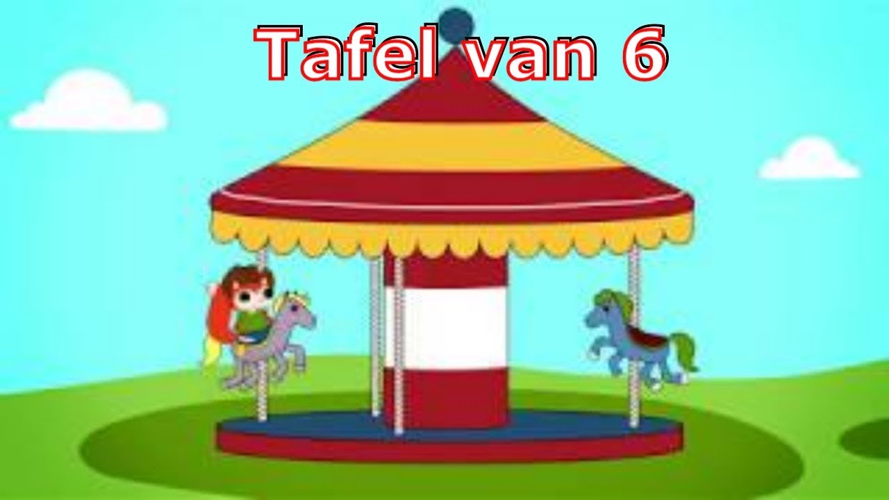 Tafels oefenen -Tafel van 6 - Zing en oefen de tafel van 6