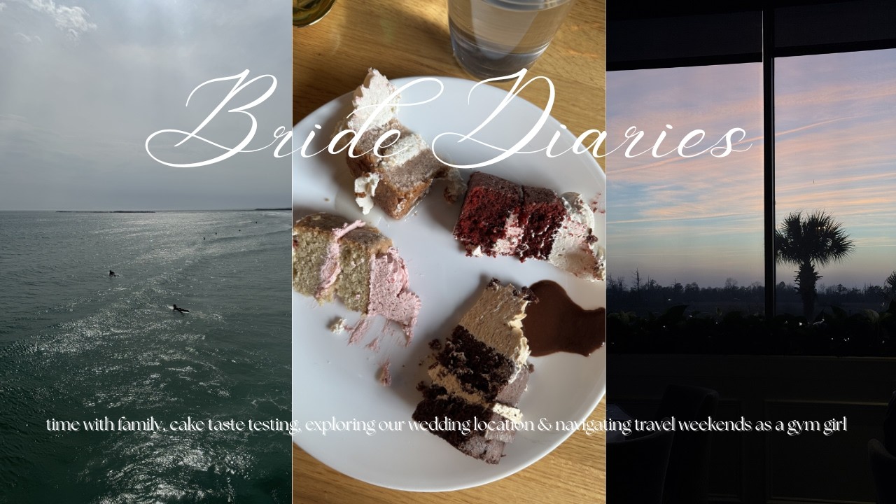 BRIDE DIARIES PT.1 | weekend in our wedding town, lots of eating, & honest chats