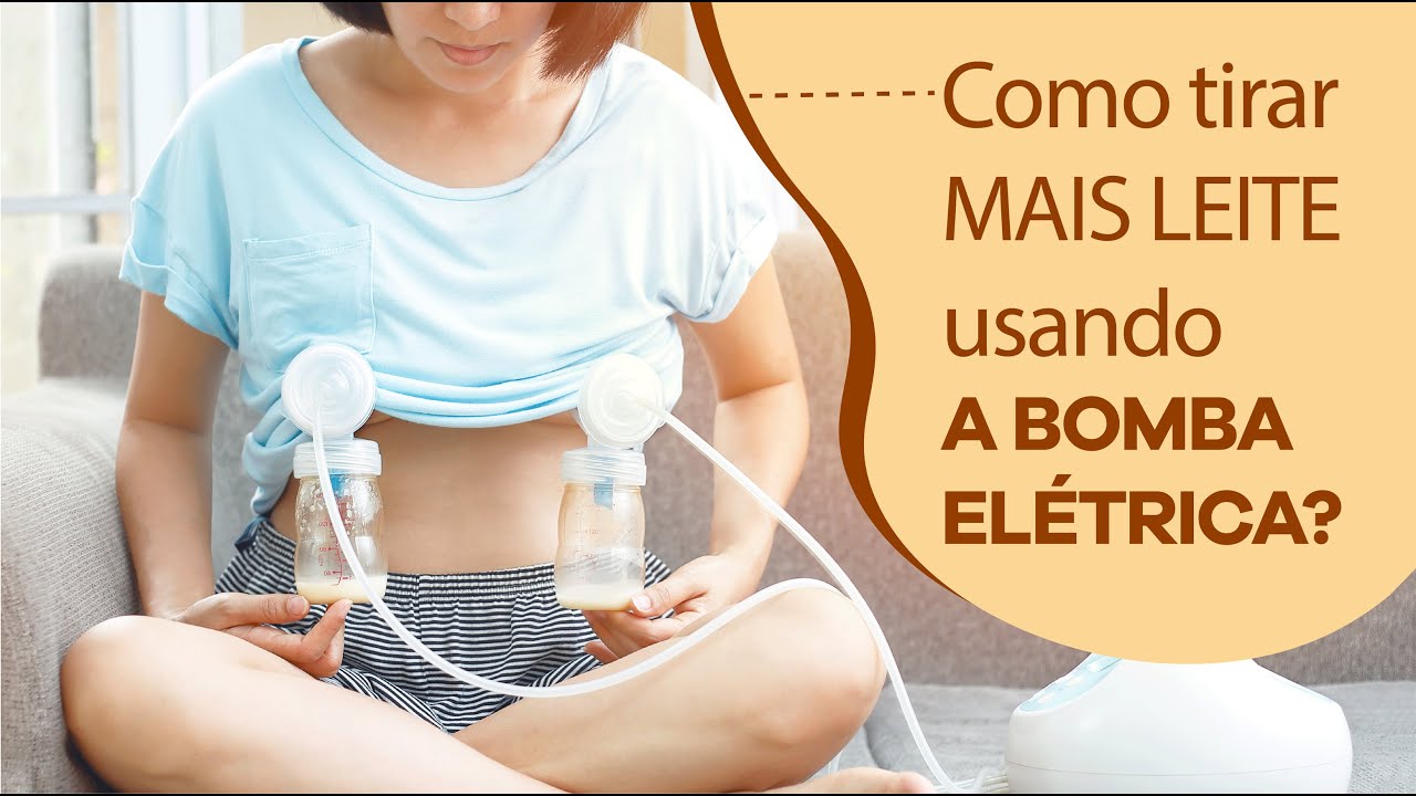 Como tirar mais leite usando a bomba elétrica?