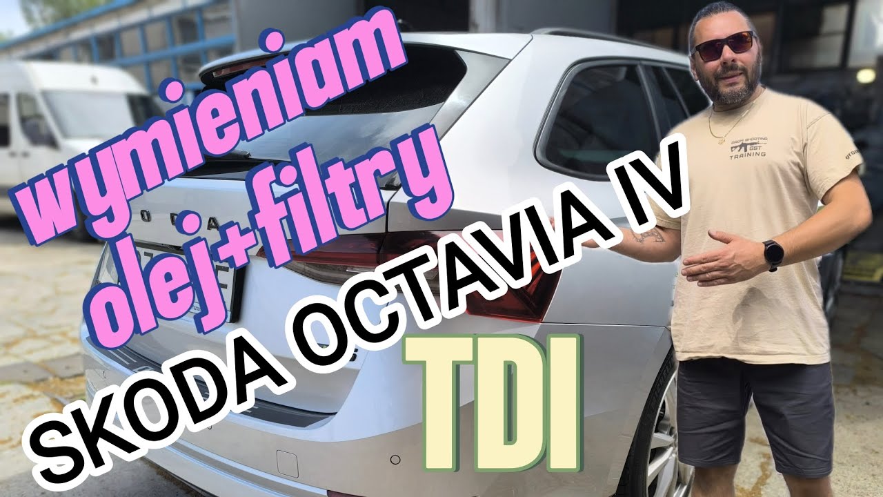 wymiana filtrów i oleju w Skoda Octavia mk4 TDI #subscribe
