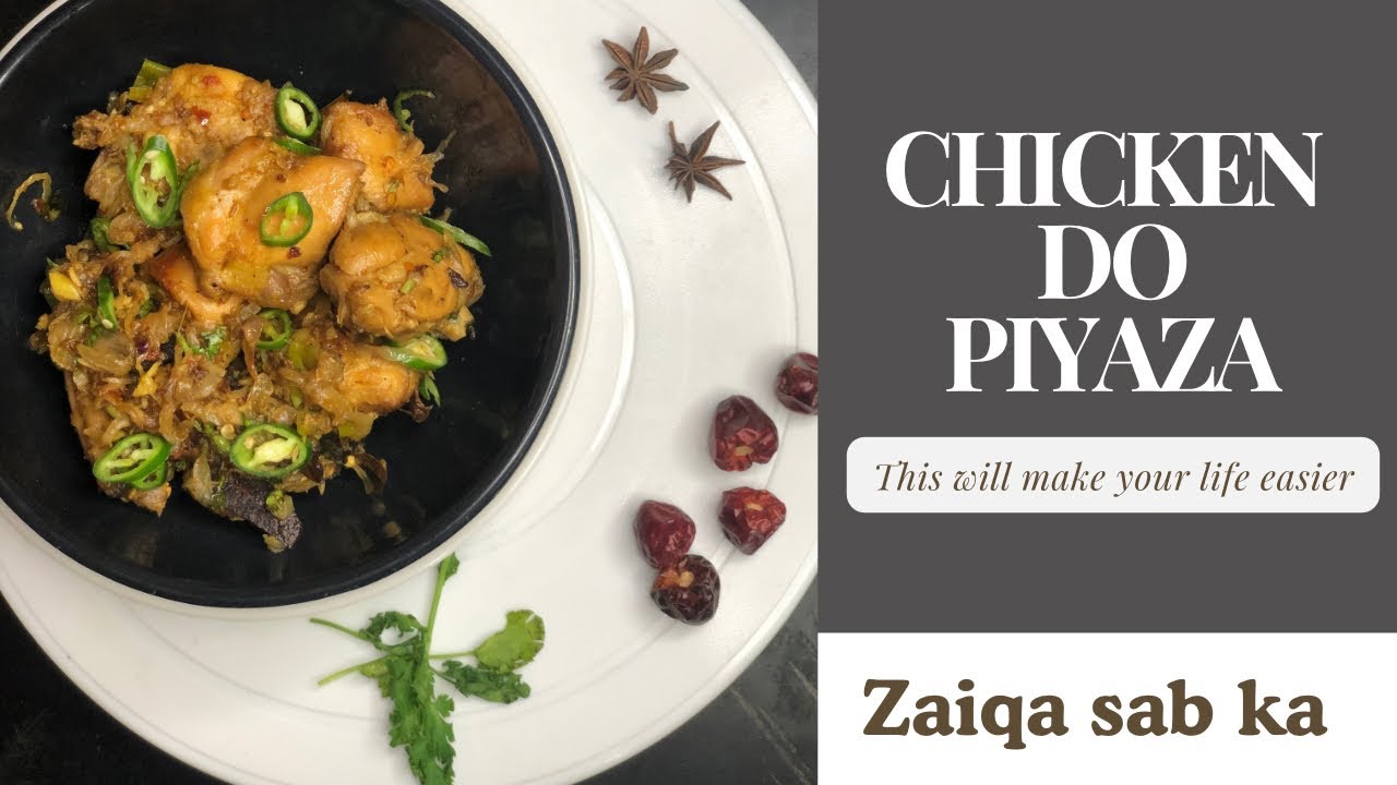 Quick & Flavorful Chicken Doopiyaza | Kharey Masalay Chicken Curry