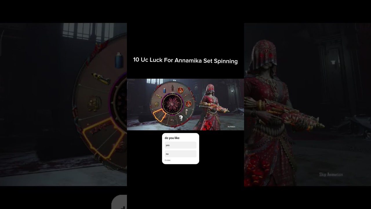 10 uc luck for Annamika set spinning... 