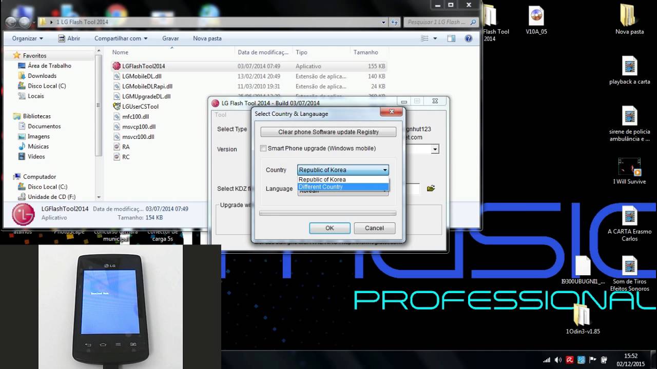 Stock Rom Firmware LG L1 II E410, E410F, E415, E415F, Como instalar, Atualizar, Restaurar