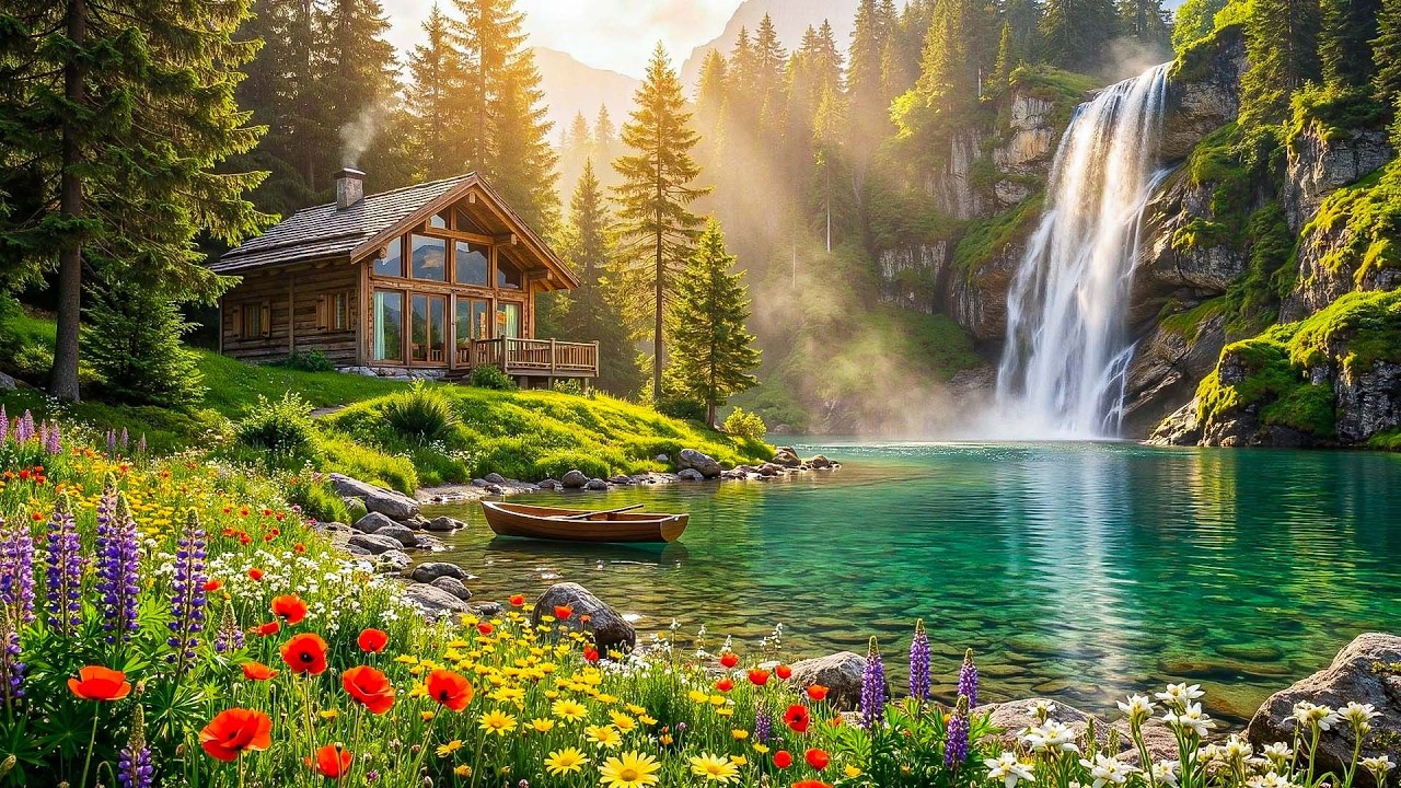 Музыкальная терапия для нервной системы 🌿 Прекрасная расслабляющая музыка и звуки природы