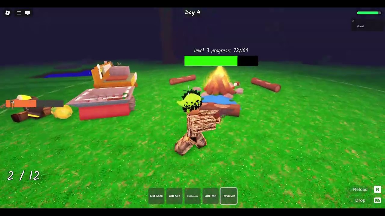 My solo run in 99 nights in a forest!! INTENISTY IS CRAZY!!