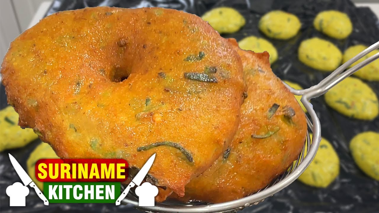 Surinaamse Bara Recept Met Verse Spinazie | Surinamese Bara Recipe with Fresh Spinach