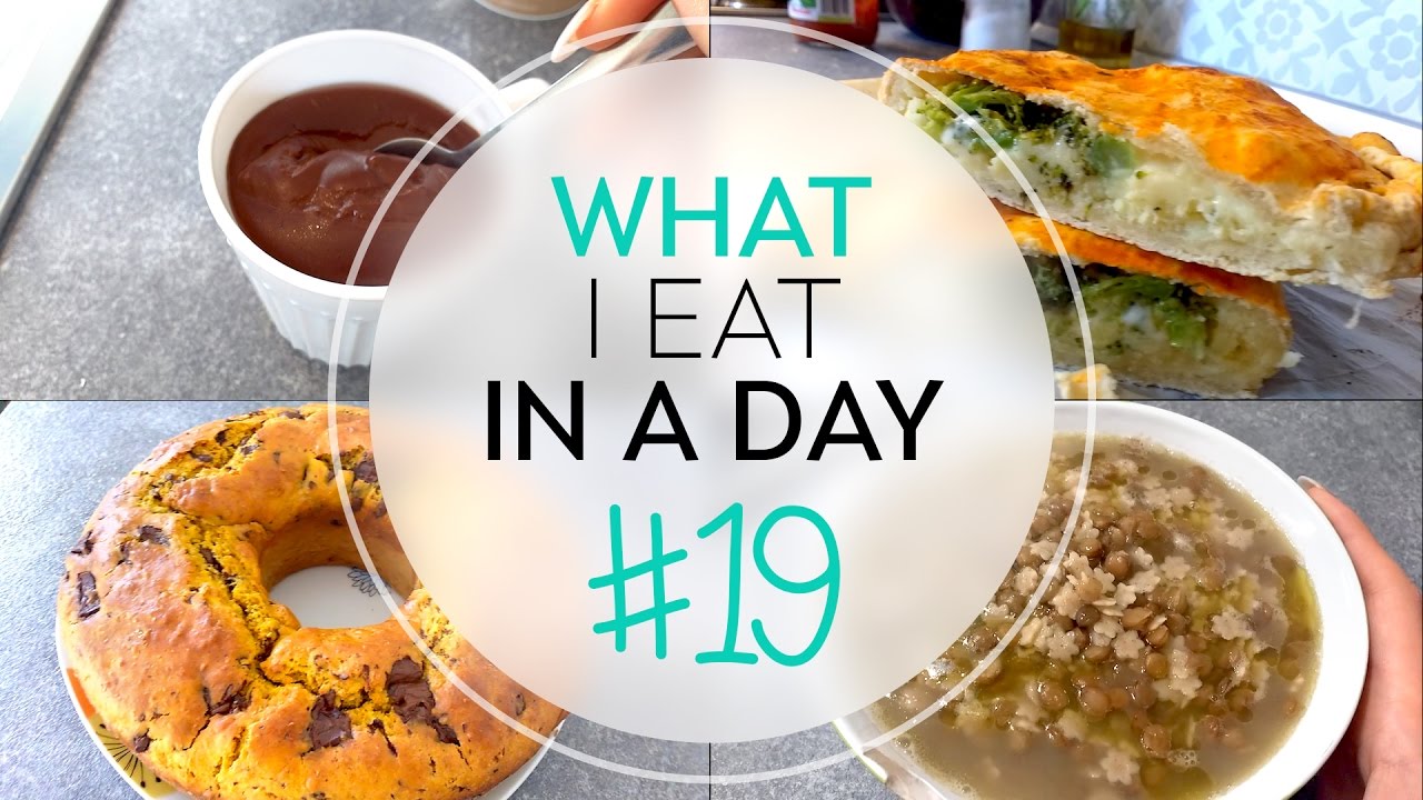 COSA MANGIO IN UN GIORNO #19 | What I eat in a day | CIOCCOLATA CALDA, CALZONE FARCITO E VERDURE