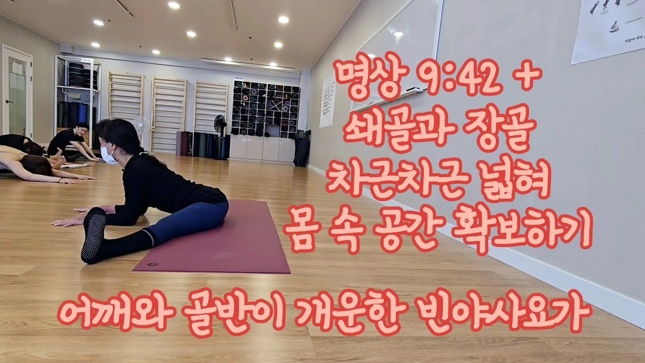 [요가수업#57]빈야사요가-쇄골과 장골을 차근차근 넓혀 몸 안의 공간 확보하기