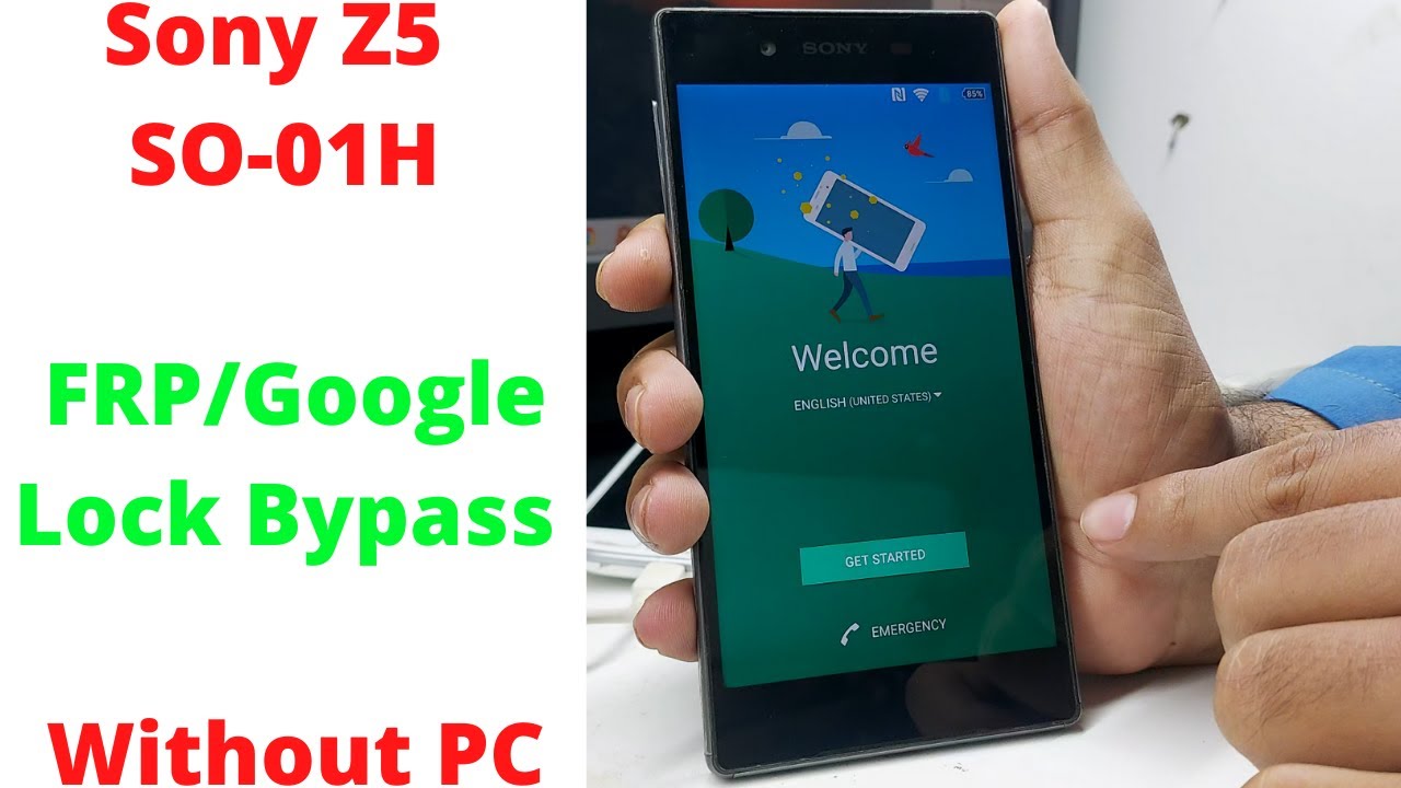 Sony Z5 SO-01H FRP/Google Lock Bypass Without PC