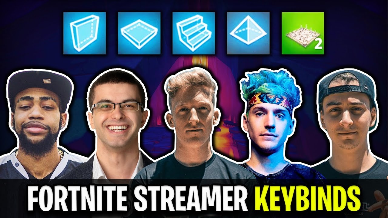 What Keybinds Fortnite Streamers Use (Tfue, Ninja, Myth, NickEh30, Daequan)