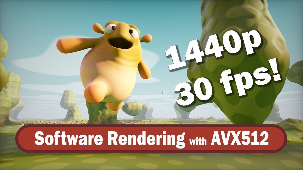 Software Rendering with AVX512 -- Happy Jumping