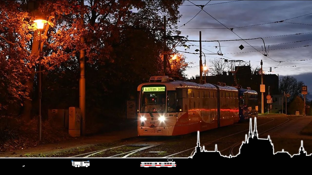 Mimořádné režijní jízdy (Výluka Lidická) 🚋 Dashcam tram Brno