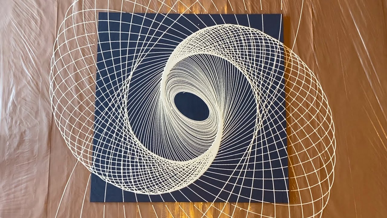 How to Create an AMAZING PENDULUM PAINTING by CHELC PAINTS / MESMERIZING ARTIST
