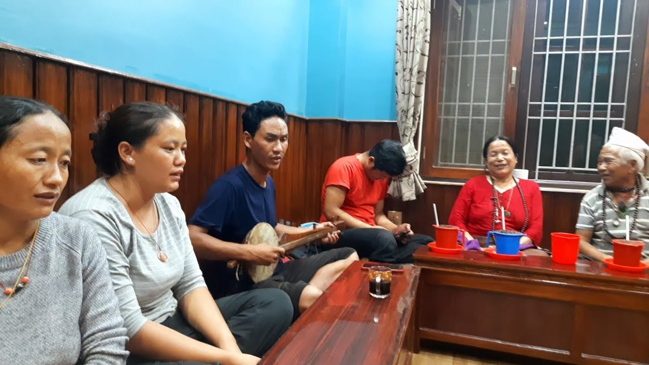 Karmarong Song || culture video || they are sing a song  on  the sister's birthday #HIMALAYANCAMERA